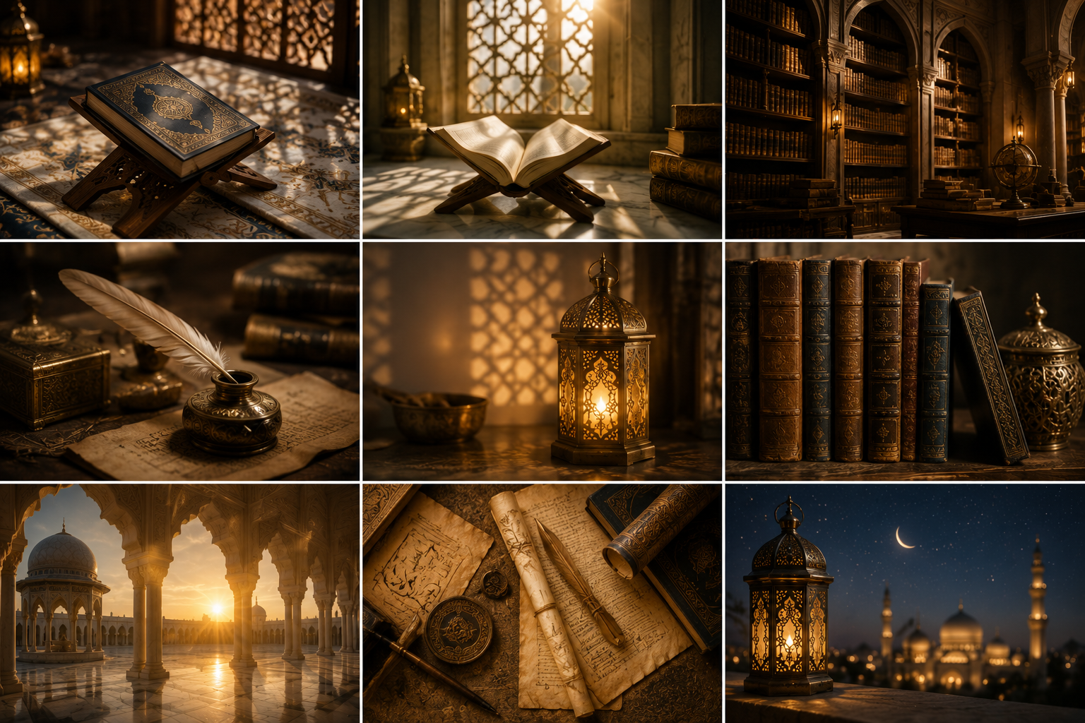 Lutrin et Qur'an ouvert